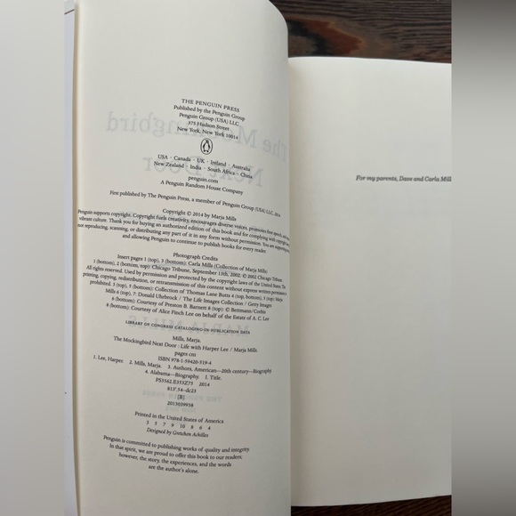 BOOKS• The Mockingbird Next Door Marja Mills 
•To Kill A Mockingbird Harper Lee - Picture 4 of 11